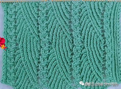 針織作品 40個美麗的針織針跡設計圖案