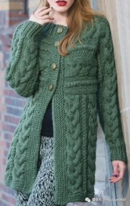 50款時(shí)髦舒適的粗絞花針織開衫夾克設(shè)計(jì)集錦